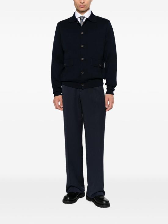26FW 꼬르넬리아니 스웨터 28M5892A25171 001 BLU - CORNELIANI