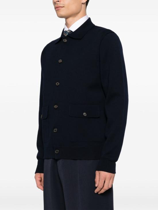 26FW 꼬르넬리아니 스웨터 28M5892A25171 001 BLU - CORNELIANI