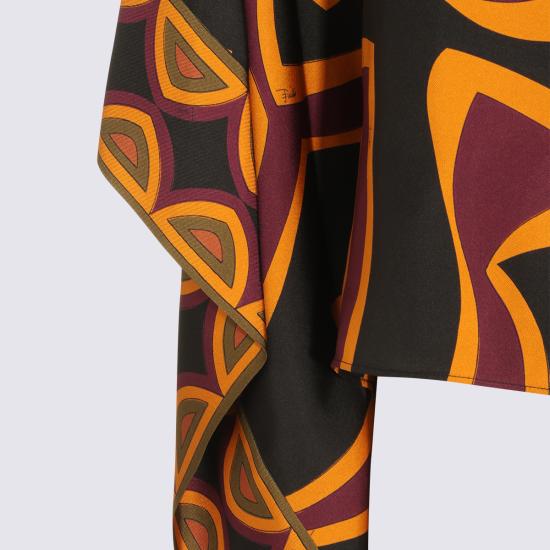 26FW 에밀리오푸치 긴팔 티셔츠 6URM65 6U741019 BORDEAUX GOLD - EMILIO PUCCI