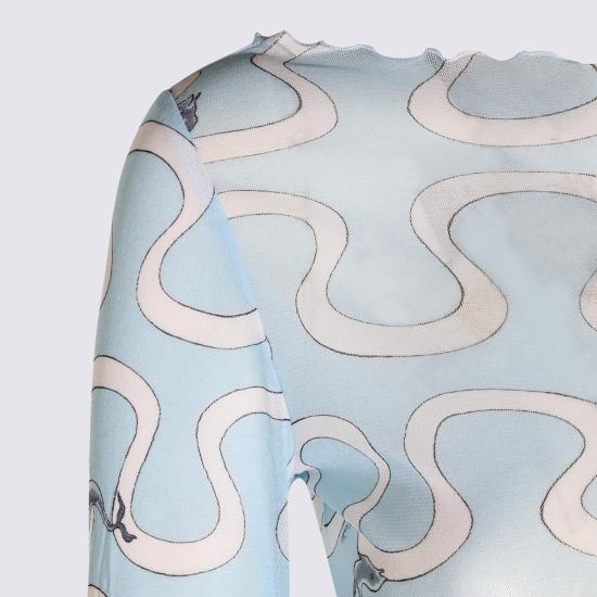26FW 에밀리오푸치 반팔 티셔츠 6UJM45 6U829032 LIGHT BLUE - EMILIO PUCCI
