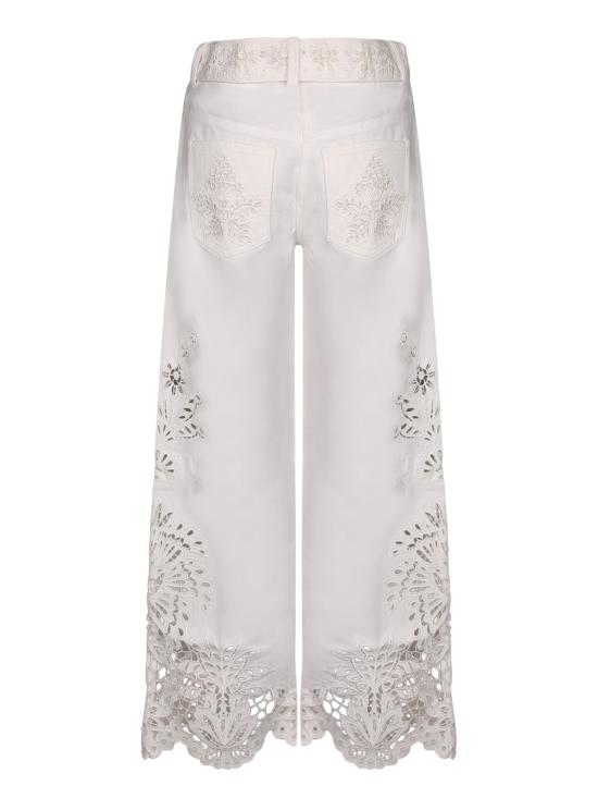 26SS 팜 리오 팬츠 349731 L0025 White - FARM RIO