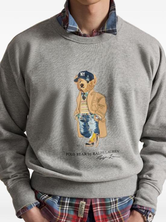 26FW 폴로 랄프로렌 긴팔 티셔츠 710B27080 001 GRIGIO - POLO RALPH LAUREN