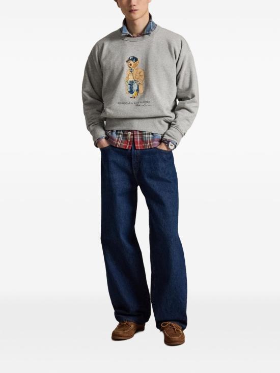 26FW 폴로 랄프로렌 긴팔 티셔츠 710B27080 001 GRIGIO - POLO RALPH LAUREN