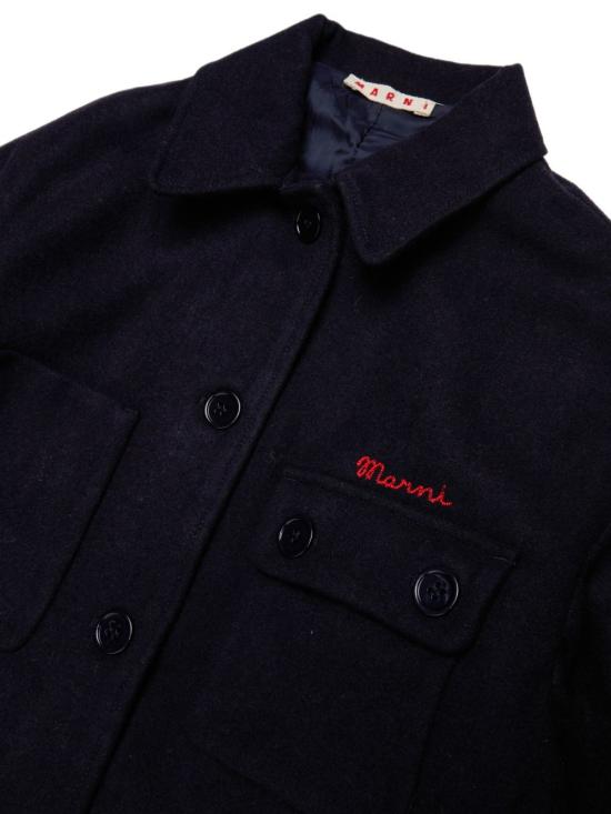 26FW [키즈] 마르니 셔츠 M01932M00XK 0M862 BLU - MARNI