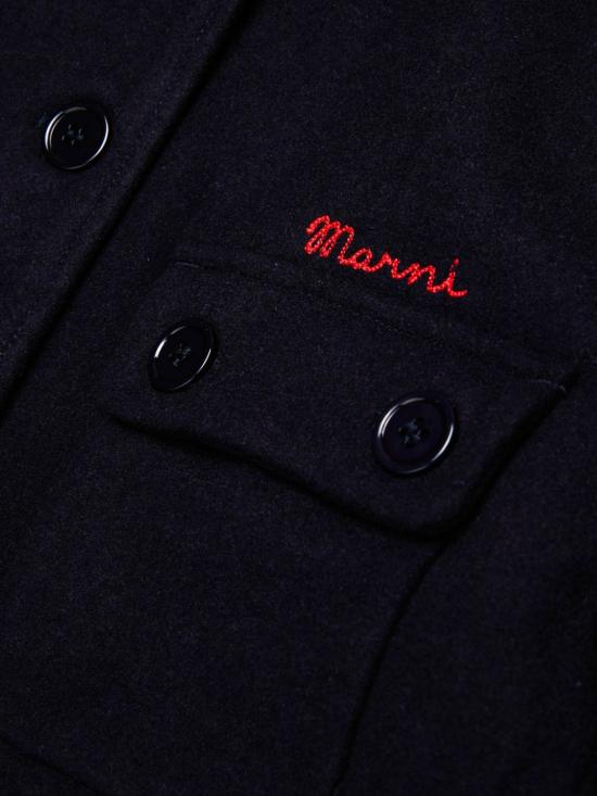 26FW [키즈] 마르니 셔츠 M01932M00XK 0M862 BLU - MARNI