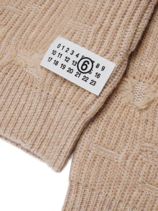 26FW [키즈] MM6 메종마르지엘라 니트/스웻셔츠 M60881MM06K M6C54 BIANCO - MM6 MAISON MARGIELA