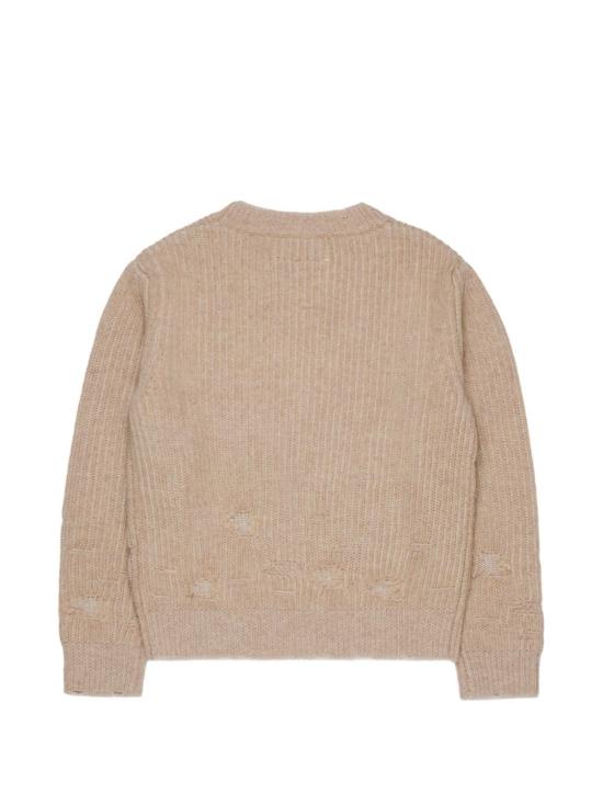 26FW [키즈] MM6 메종마르지엘라 니트/스웻셔츠 M60881MM06K M6C54 BIANCO - MM6 MAISON MARGIELA