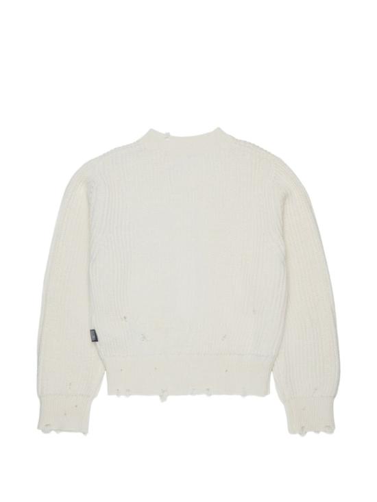 26FW [키즈] MM6 메종마르지엘라 니트/스웻셔츠 M61057MM08W M6101 BIANCO - MM6 MAISON MARGIELA