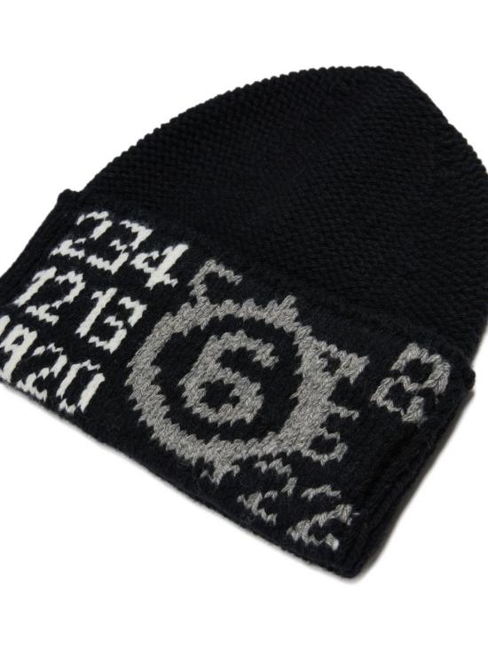 26FW [키즈] MM6 메종마르지엘라 모자 M61051MM08V M6900 NERO - MM6 MAISON MARGIELA