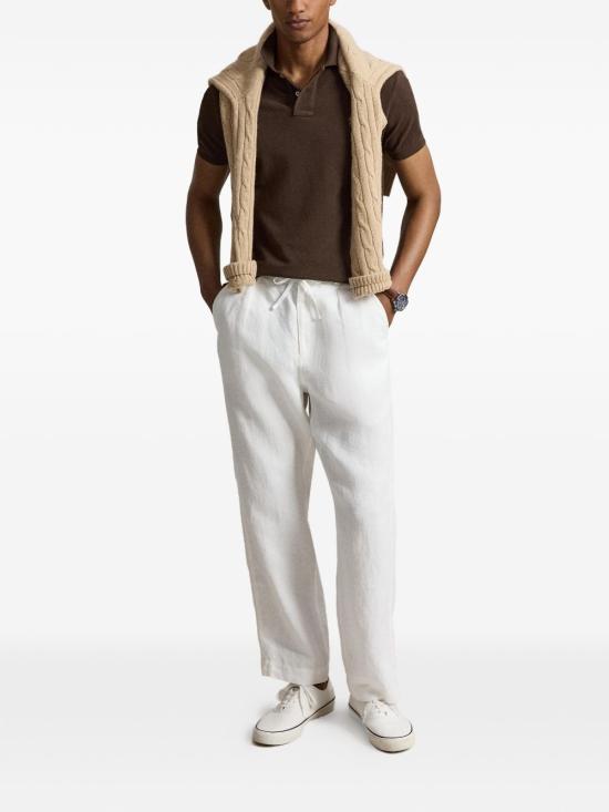 26FW 폴로 랄프로렌 폴로 티셔츠 710536856 509 MARRONE - POLO RALPH LAUREN