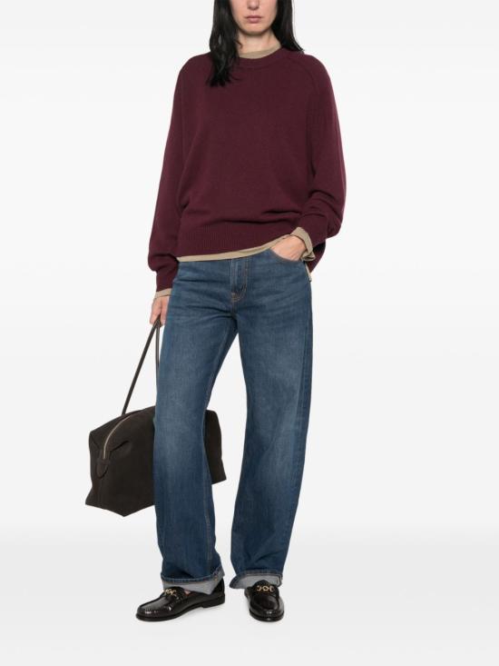 26FW 소프트 고트 스웨터 FW25SF20055 BORDEAUX - SOFT GOAT