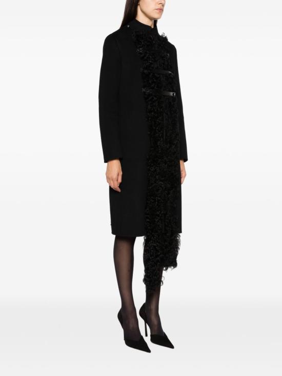26FW 펜디 코트 FF6214 B1H1F0QA1 BLACK - FENDI