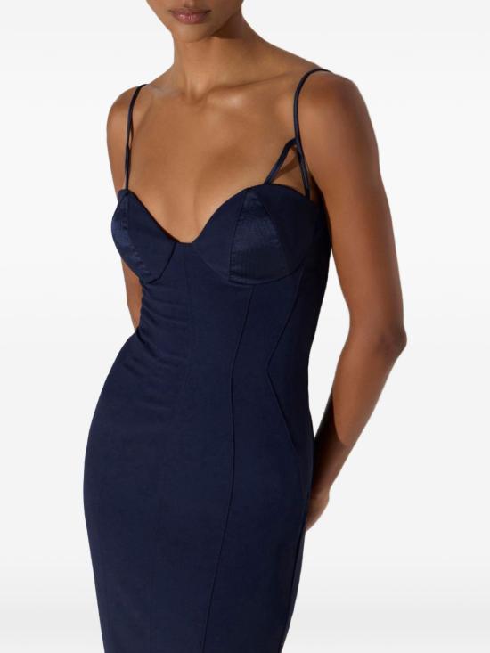 26FW 엘리자베타프랜치 미디 원피스 AB96466E2 H88 BLUE - ELISABETTA FRANCHI