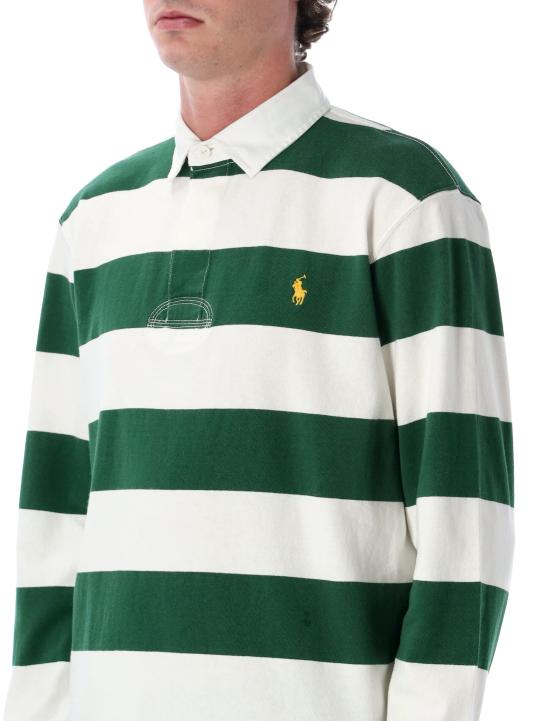 26FW 폴로 랄프로렌 아이코닉 럭비 셔츠 710717116 512 WHITE FOREST - POLO RALPH LAUREN