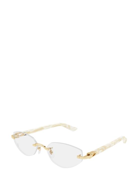 26FW 까르띠에 림리스 무테 안경 CT0609O 003 GOLD - CARTIER