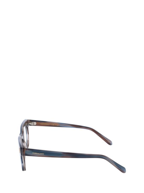 26FW 살바토레 페라가모 안경 SF3025 314 STRIPED SAND BLUE - SALVATORE FERRAGAMO