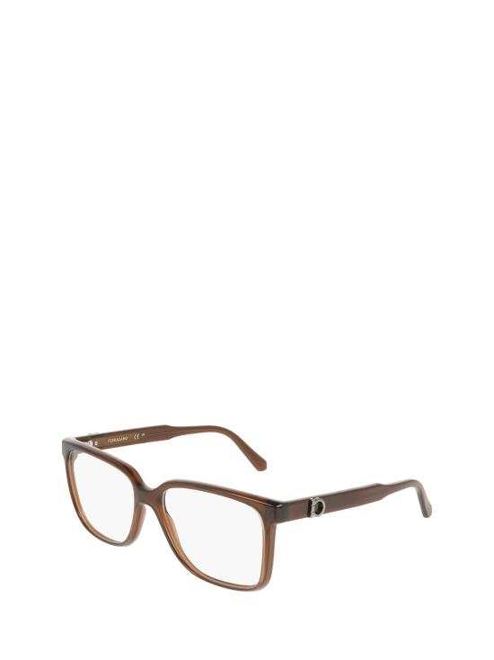 26FW 살바토레 페라가모 안경 SF3043E 232 TRANSPARENT BROWN - SALVATORE FERRAGAMO