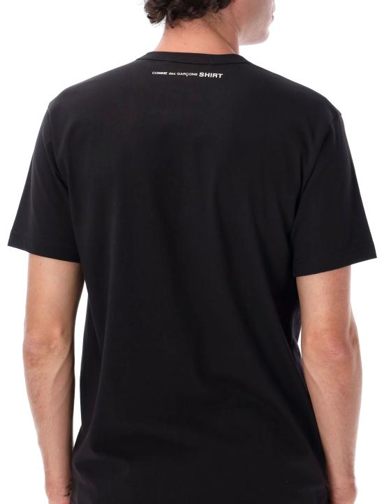 26FW 꼼데가르송 반팔 티셔츠 FR T007 051 3 NERO - COMME DES GARCONS