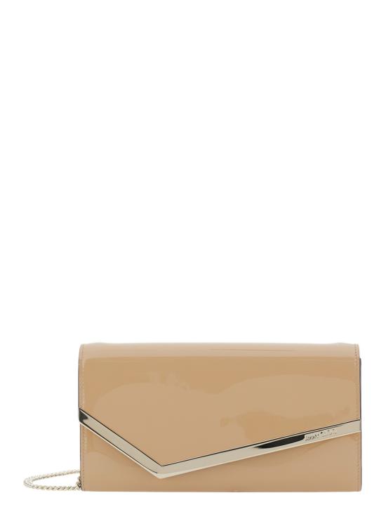 26FW 지미추 클러치/파우치 EMMIEPATCHAILIGHTGOLD Beige