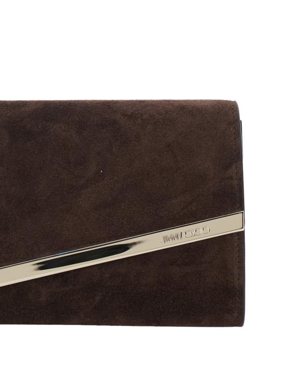 26FW 지미추 클러치/파우치 EMMIESUECHOCOLATELIGHTGOLD Brown - JIMMY CHOO