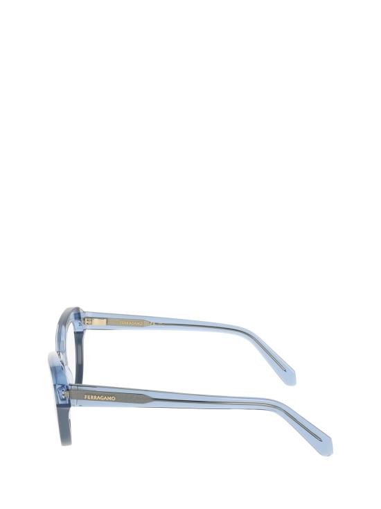 26FW 살바토레 페라가모 안경 SF3046 433 TRANSPARENT BLUE - SALVATORE FERRAGAMO