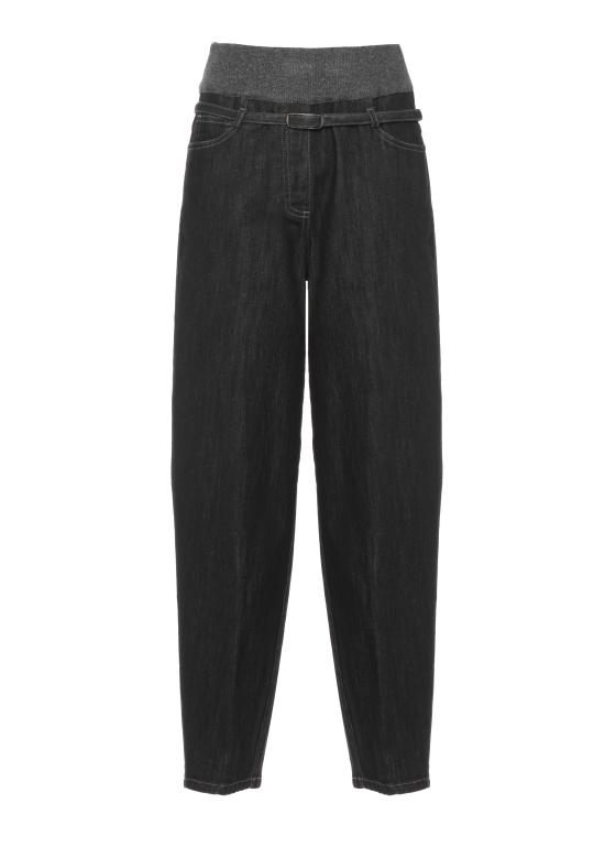 26FW 빠니깔레 스트레이트 팬츠 D390098PA 39D54B0975 BLACK
