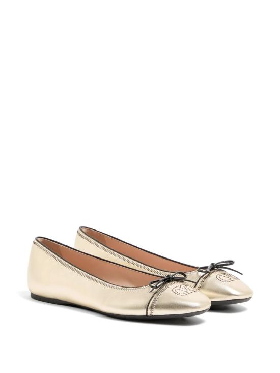 26FW 발렌티노 가라바니 플랫 슈즈 WS0QA8TME ZMA PLATINO NERO - VALENTINO GARAVANI