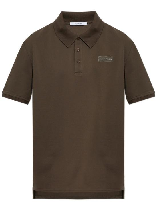26FW 지방시 폴로 티셔츠 BML00G3YTX 202 EBONY BROWN