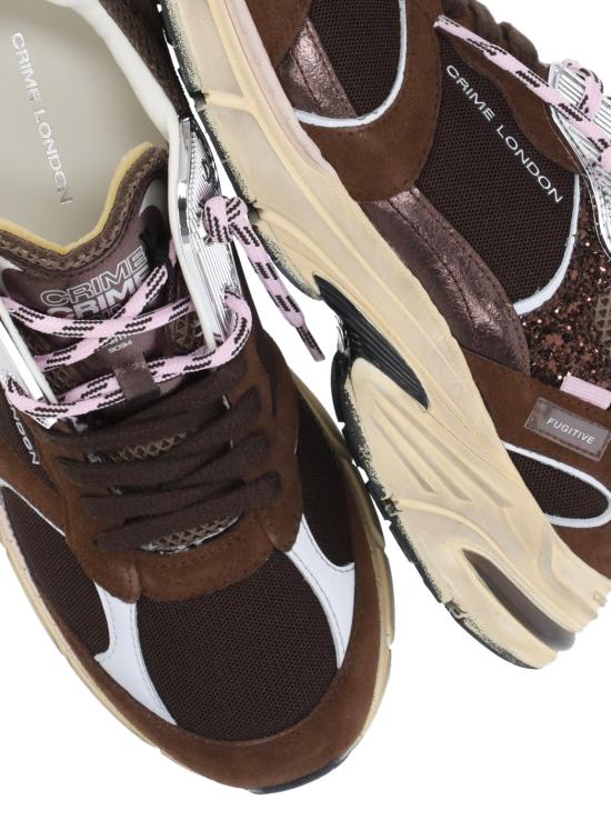 26FW 크라임런던 스니커즈 23400AA9 20 FUGITIVE 9094BLACK BROWN - CRIME LONDON