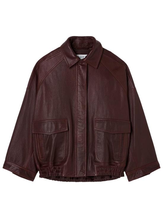 26FW 로에 가죽 자켓 42111254 219 CHESTNUT