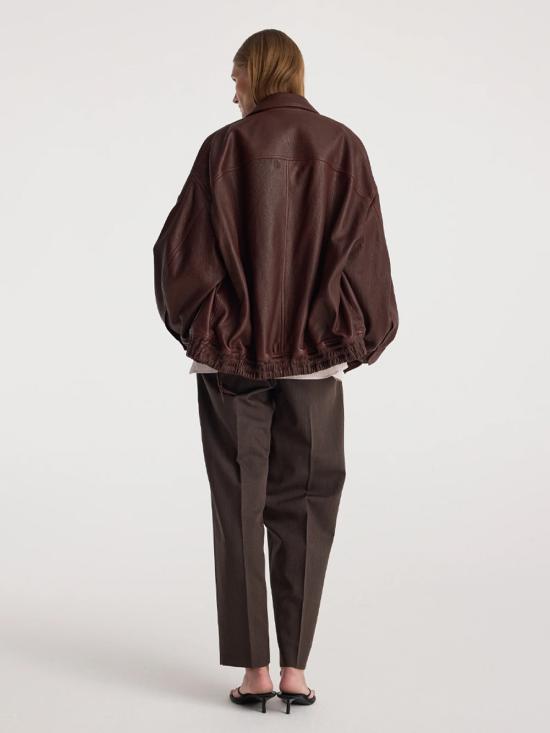 26FW 로에 가죽 자켓 42111254 219 CHESTNUT - ROHE