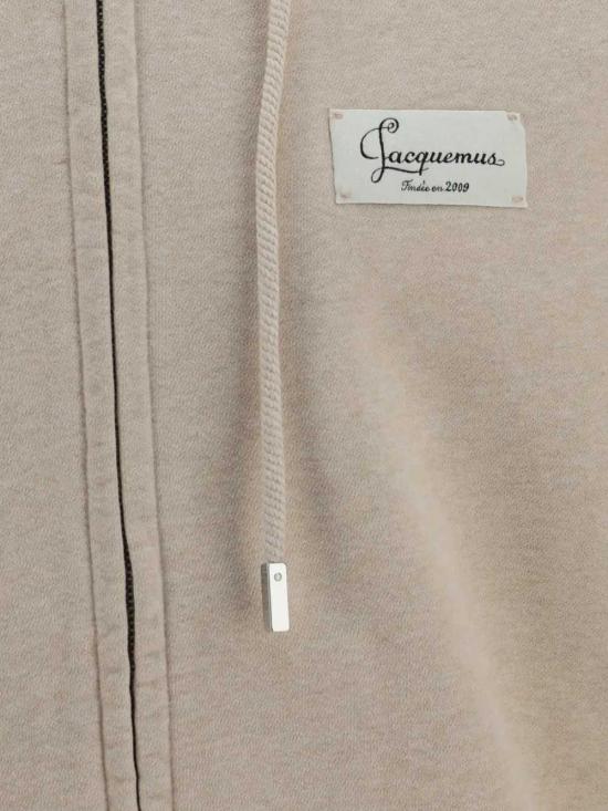 26FW 자크뮈스 후드 티셔츠 26HHOU00314AJ00325 BEIGE 150 - JACQUEMUS