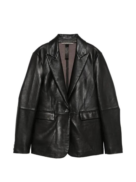 26FW 더 재키 레더스 가죽 자켓 KIAR NABO 20 BLACK
