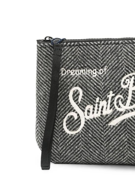 26FW 세인트바쓰 클러치/파우치 ALI0022 03014M HERRINGBONE 0015 EMB - MC2 SAINT BARTH