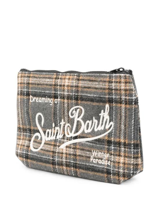 26FW 세인트바쓰 클러치/파우치 ALI0022 00321M TARTAN 1519 EMB - MC2 SAINT BARTH