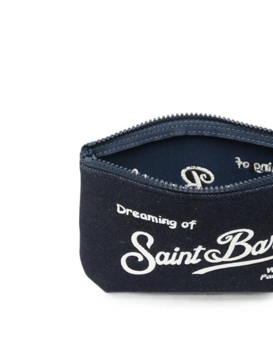 26FW 세인트바쓰 클러치/파우치 ALI0031 02715M DENIM DARK EMB - MC2 SAINT BARTH