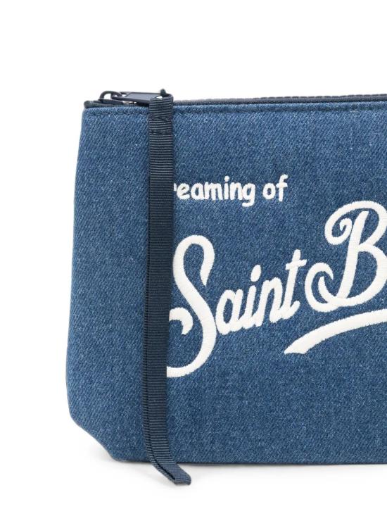 26FW 세인트바쓰 클러치/파우치 ALI0031 00329M DENIM EMB - MC2 SAINT BARTH