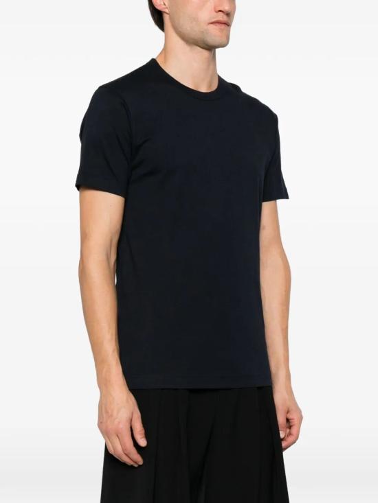 26FW 꼼데가르송 반팔 티셔츠 FZ T004 PER 2 NAVY - COMME DES GARCONS