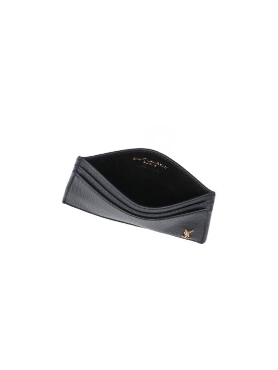 26FW 생로랑 타이니 카산드라 카드 케이스 그레인드 레더 847951 AAET9 1000 BLACK - SAINT LAURENT