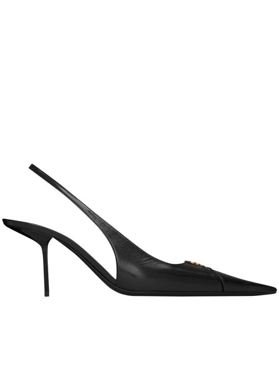 26FW 생로랑 바빌론 브레테유 슬링백 펌프스 스무스 레더 858966 AAEHI 1000 BLACK