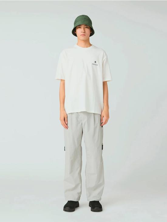 26FW 스노우피크 반팔 티셔츠 Cotone Biologico Bianco 소재의 Maniche Corte 티셔츠 - SNOW PEAK