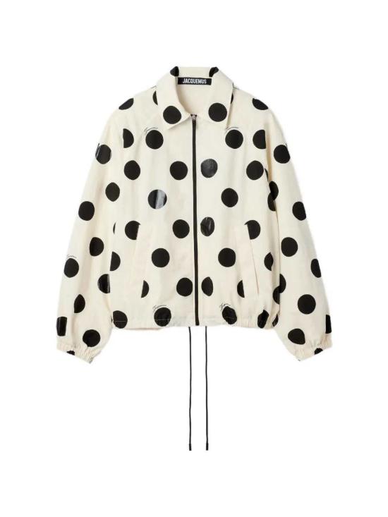 26FW 자크뮈스 자켓 26HOUM00139AW00979 PRINT BLACK POLKA DOTS SH 1ID