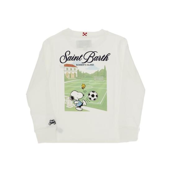 26FW [키즈] 세인트바쓰 탑 LUT0003TEX0001 White - MC2 SAINT BARTH