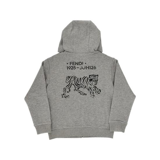 26FW [키즈] 펜디 탑 JUH126AWLM Grey - FENDI