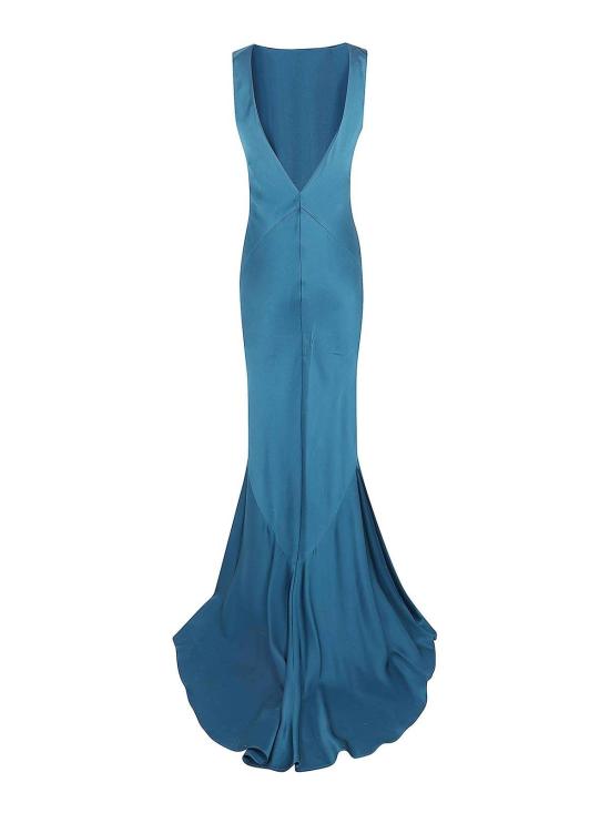 26FW 막스마라 롱 원피스 262622603360005E15 BLUE - MAX MARA