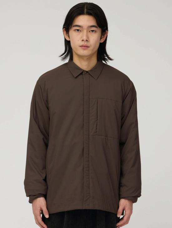 26FW 스노우피크 자켓 Primaloft Marrone 오버셔츠 Leggera con Imbottitura