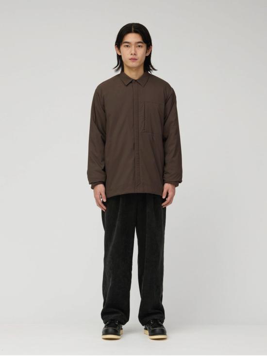 26FW 스노우피크 자켓 Primaloft Marrone 오버셔츠 Leggera con Imbottitura - SNOW PEAK