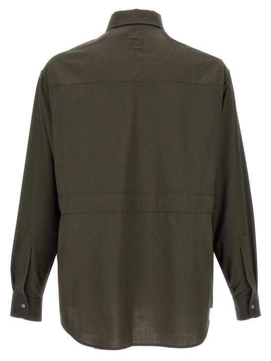  펜디 셔츠 LDFW1319ASCHF03NT OLIVE - FENDI