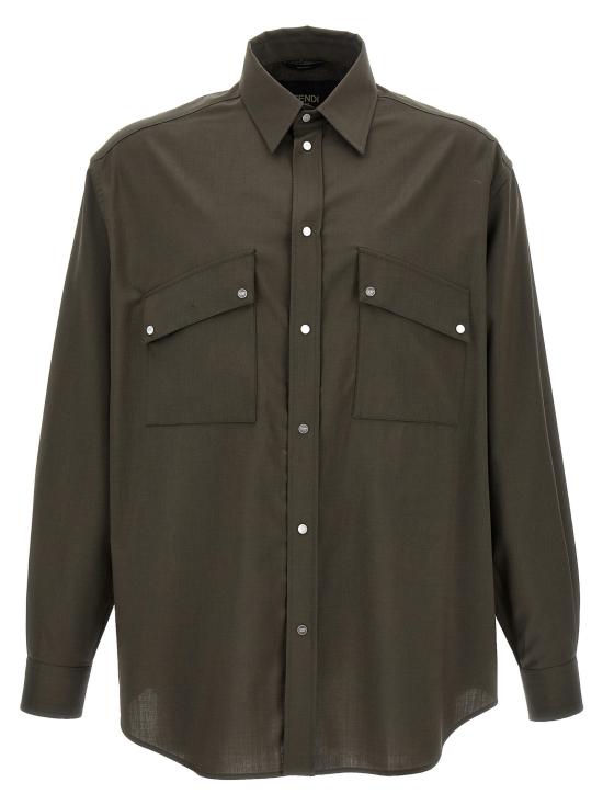  펜디 셔츠 LDFW1319ASCHF03NT OLIVE