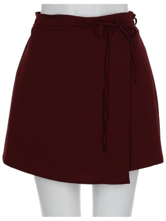26FW 알리지 스커트 166025 A6212MER Burgundy